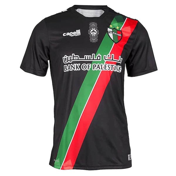 Tailandia Camiseta CD Palestino 1ª 2021-2022 Negro